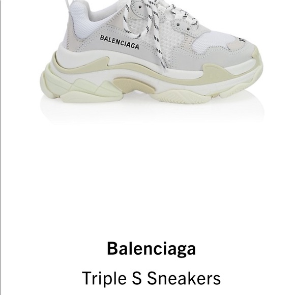 Balenciaga Triple S Mesh and Leather Sneaker - Picture 8 of 8